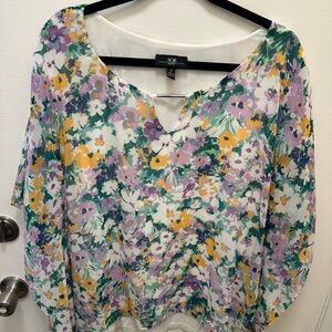 Floral Women's Top - Multicolor